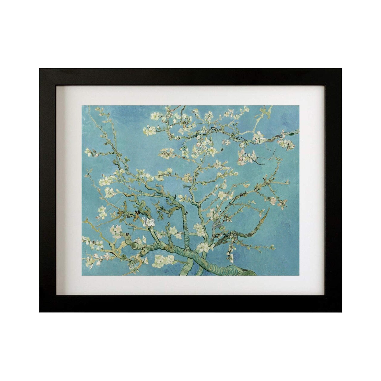 Framed Almond Blossom Art by Vincent Van Gogh Elegant Wall Décor